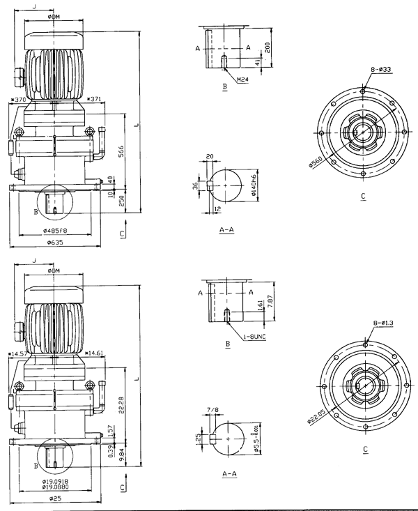 600ϵД[݆pٙCpʽγߴ(TDVM623/16TDVM623/18TVM624/16TVM624/18TVM625/17TVM625/19TDVM626/19TDVM627/19