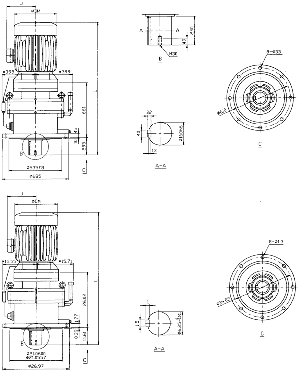 600ϵД[݆pٙCpʽγߴ(TDVM623/16TDVM623/18TVM624/16TVM624/18TVM625/17TVM625/19TDVM626/19TDVM627/19
