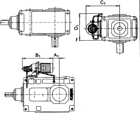齒輪箱電動泵強制潤滑方式(類型H3、H4、B2、B3、B4)規格5..18