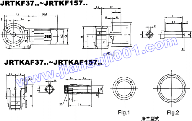 JRTK斜齒輪—傘齒輪減速機電機